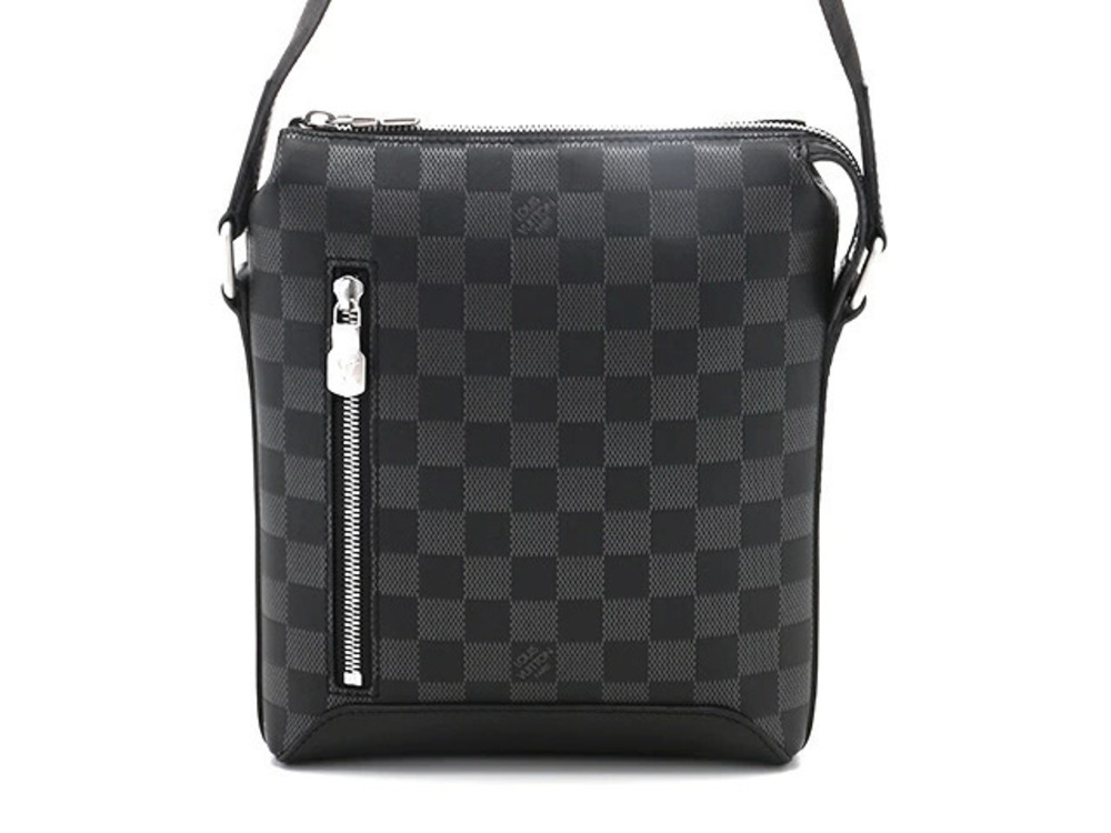 LOUIS VUITTON Shoulder Bag Discovery Messenger Damier Infini